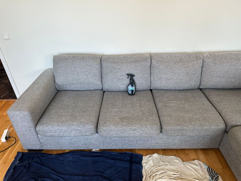 Sofftvätt med illos möbelrekond efter tvätt